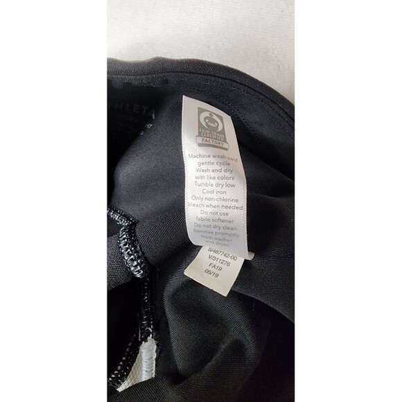 Athleta Pants Women S Leggings Crest Colorblock Stretch Hi Rise Black - Picture 6 of 8